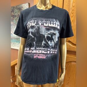 Dynamic Black Graphic Tee